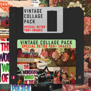 Vintage Collage Image Pack- Special Retro Stash